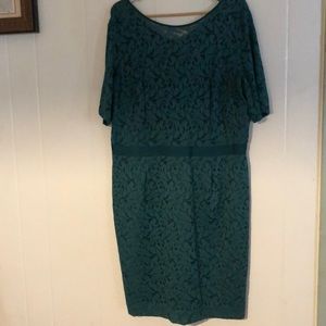 Danny and Nicole green dress
